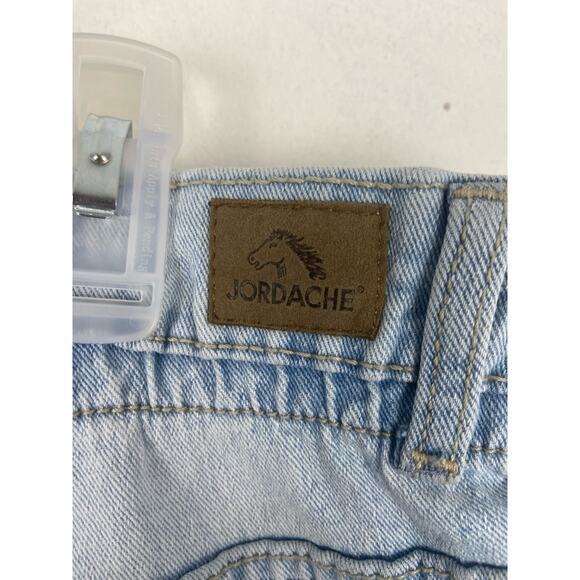 Vintage Jordache High Rise Crop Jeans Womens XXL Light Wash Blue Stretch Pockets - Picture 4 of 15